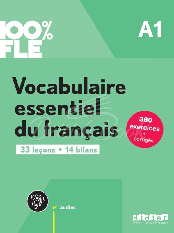 Книга Vocabulaire essentielle du français 100% FLE A1 Livre avec didierfle.app зображення