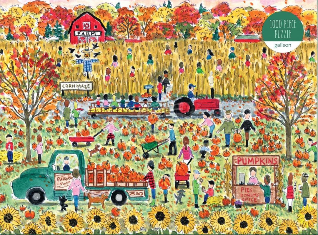 Пазл Michael Storrings Pumpkin Patch 1000 Piece Puzzle зображення 1