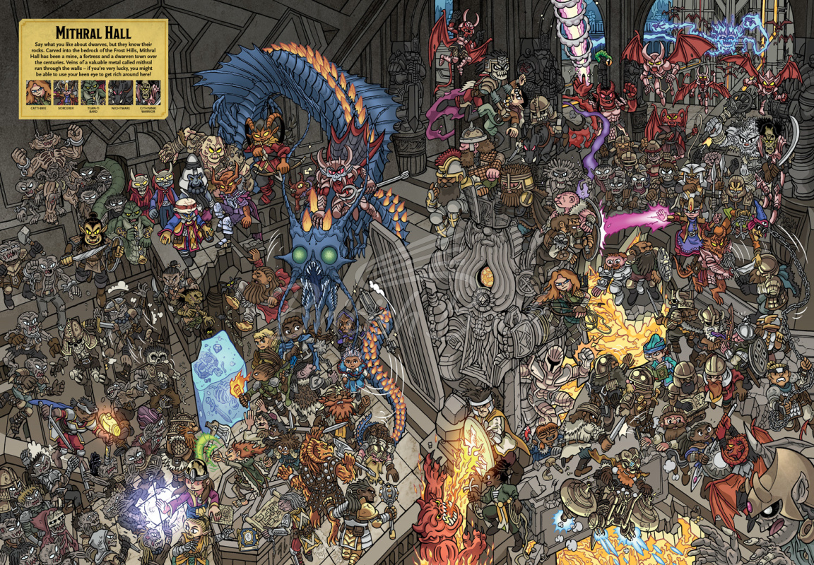 Книга Dungeons and Dragons: Behold! A Search and Find Adventure изображение 4