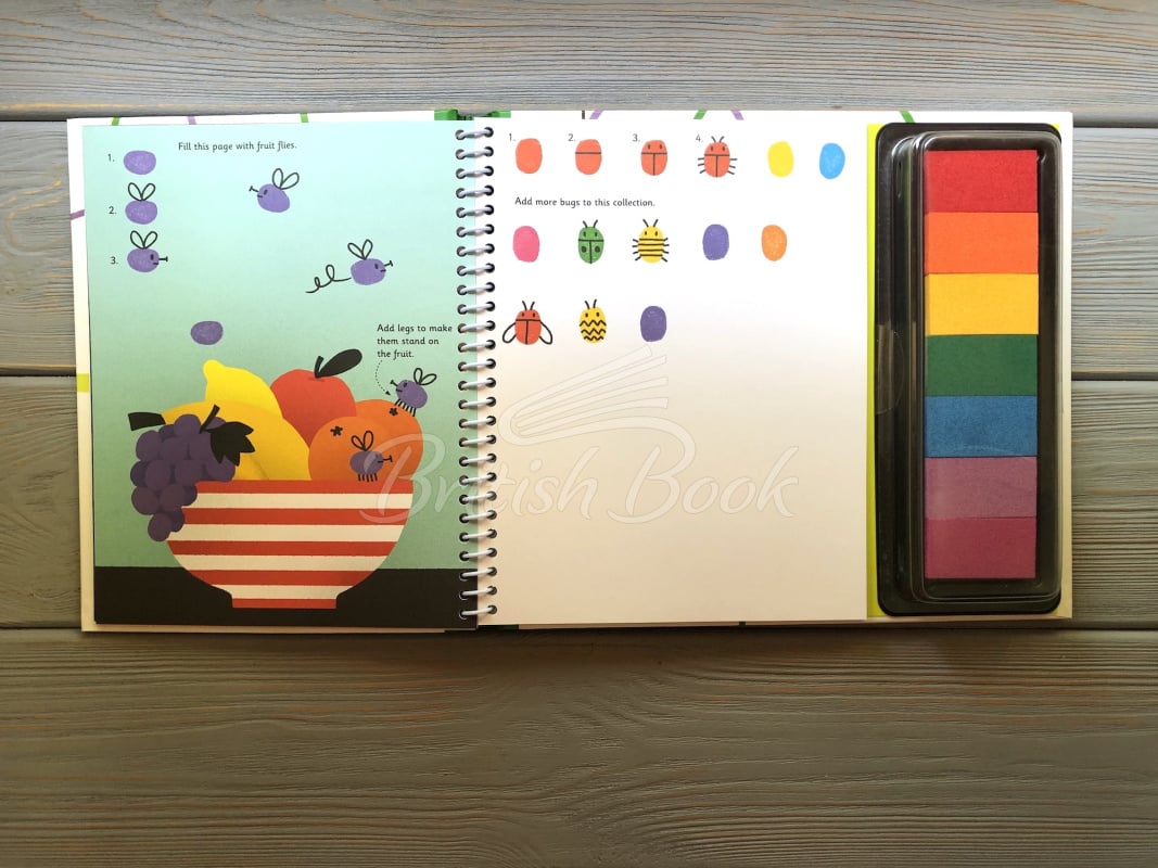 Книга Fingerprint Activities: Animals зображення 7