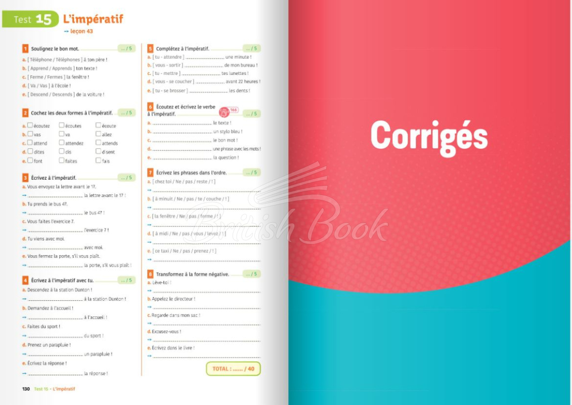 Учебник Exercices de Grammaire et conjugaison A1 изображение 13