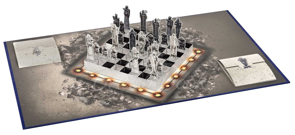 Настольная игра Harry Potter: Pocket Pop-Up Wizard Chess Set изображение 4