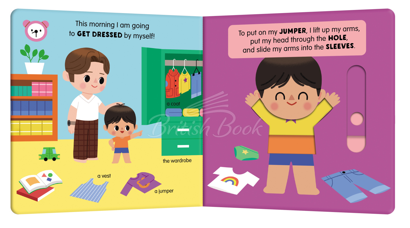 Книга My First Animated Board Book: Getting Dressed зображення 1