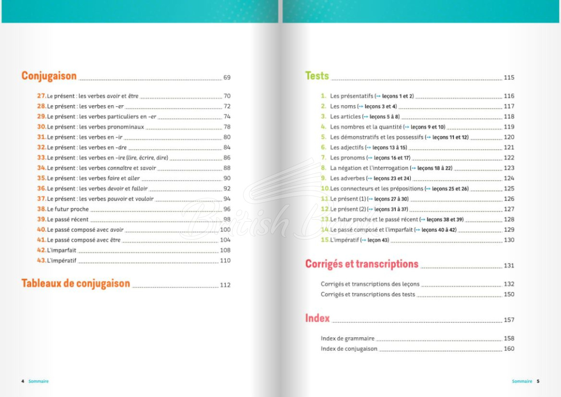 Учебник Exercices de Grammaire et conjugaison A1 изображение 2