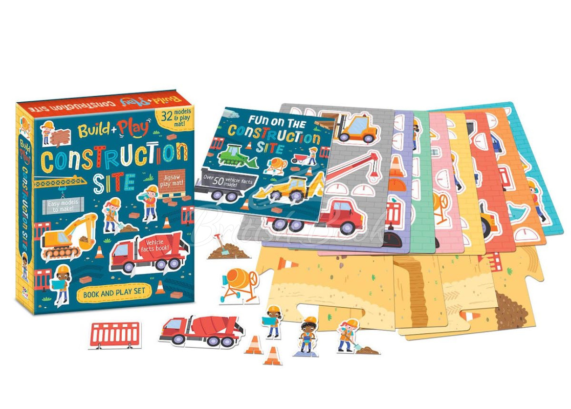 Книга Build + Play Construction Site зображення 2
