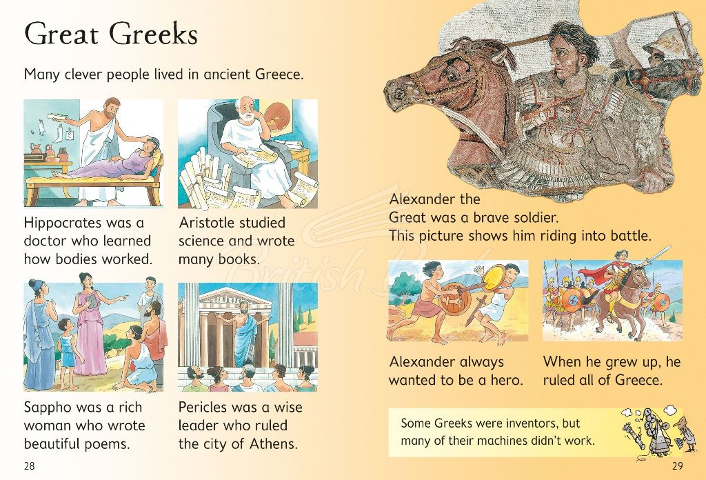 Книга Usborne Beginners Ancient Greeks зображення 2