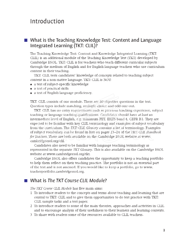 Книга The TKT Course CLIL Module изображение 2
