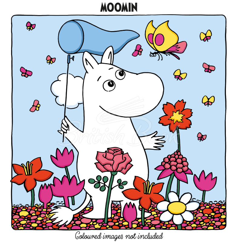 Книга Moomin Moments: A Cute and Cosy Colouring Book for All Ages зображення 2