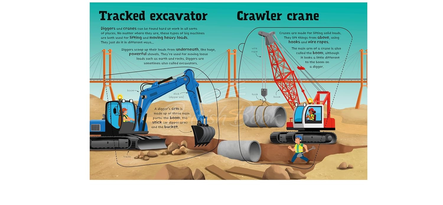 Книга Great Big Diggers with Great Big Flaps зображення 2