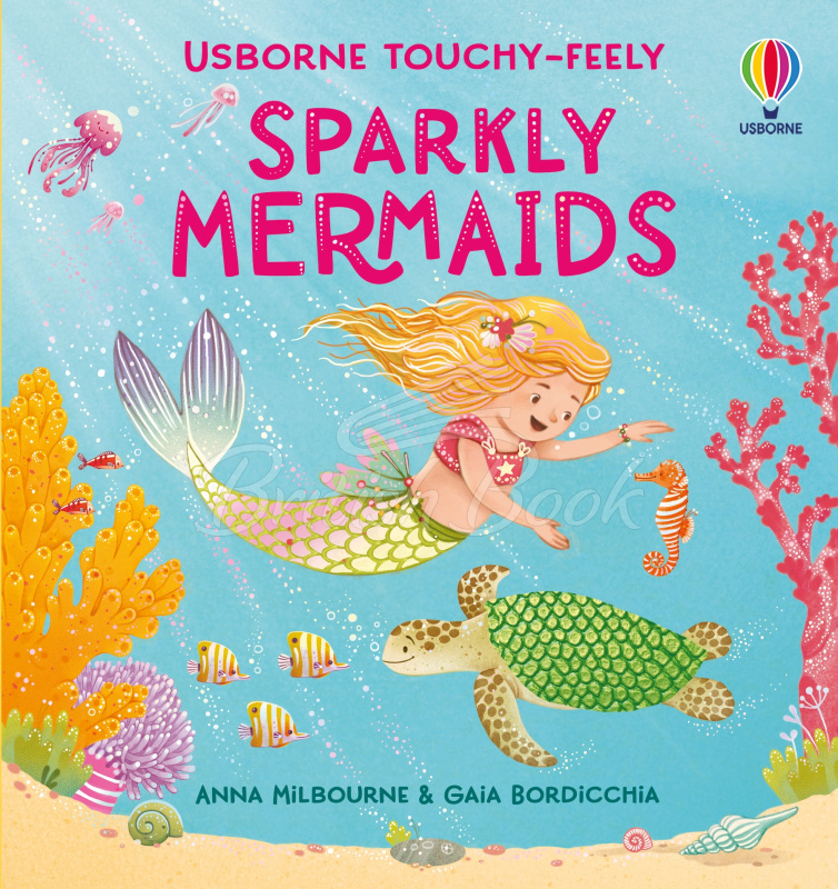 Книга Usborne Touchy-Feely: Sparkly Mermaids зображення
