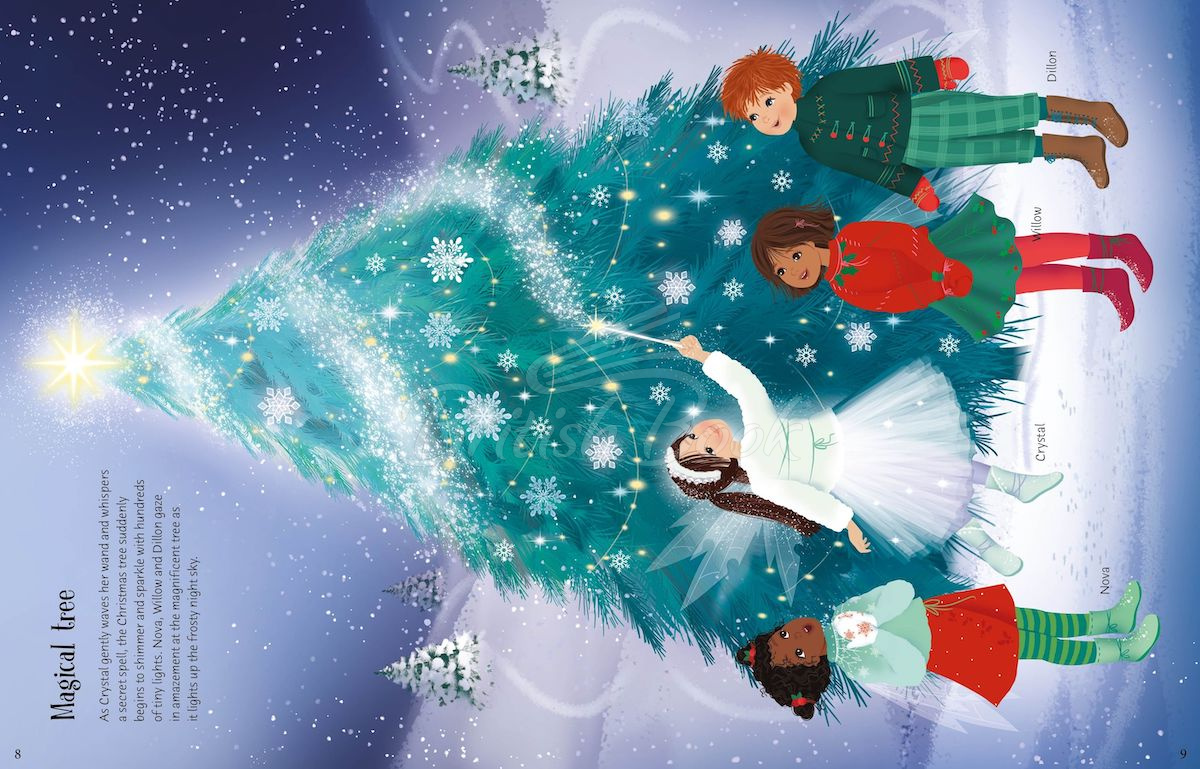 Книга Sticker Dolly Dressing: Christmas Fairies изображение 7