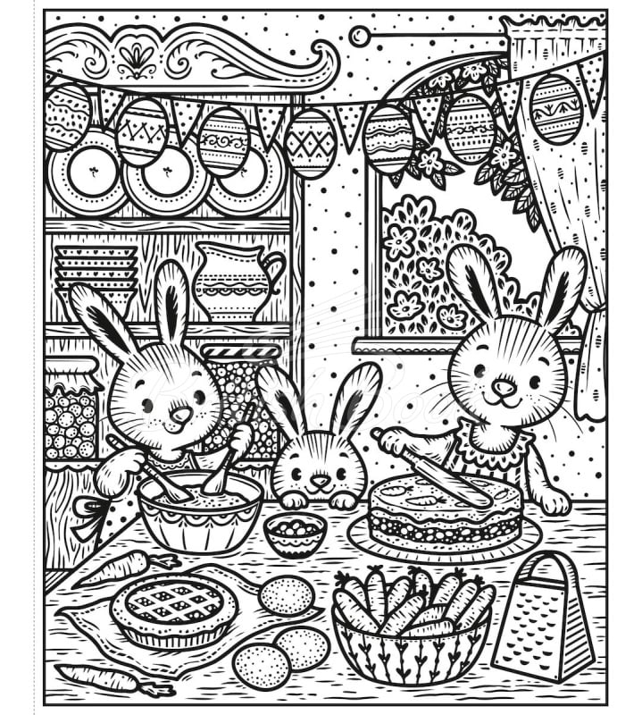 Книга Easter Magic Painting Book изображение 4
