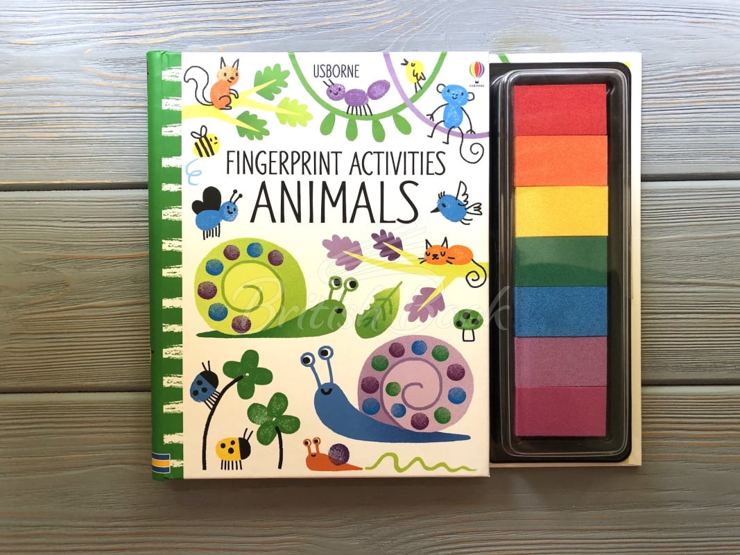 Книга Fingerprint Activities: Animals изображение 1