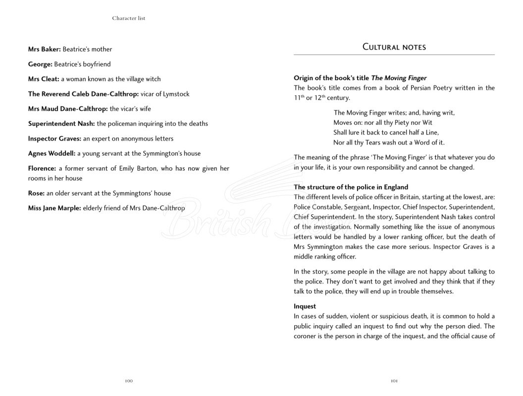 Книга Collins English Readers Level 4 The Moving Finger зображення 2