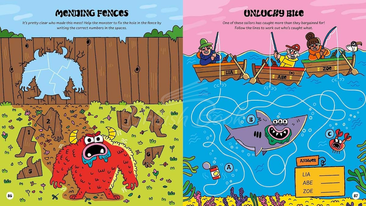 Книга The Monster Activity Book изображение 2