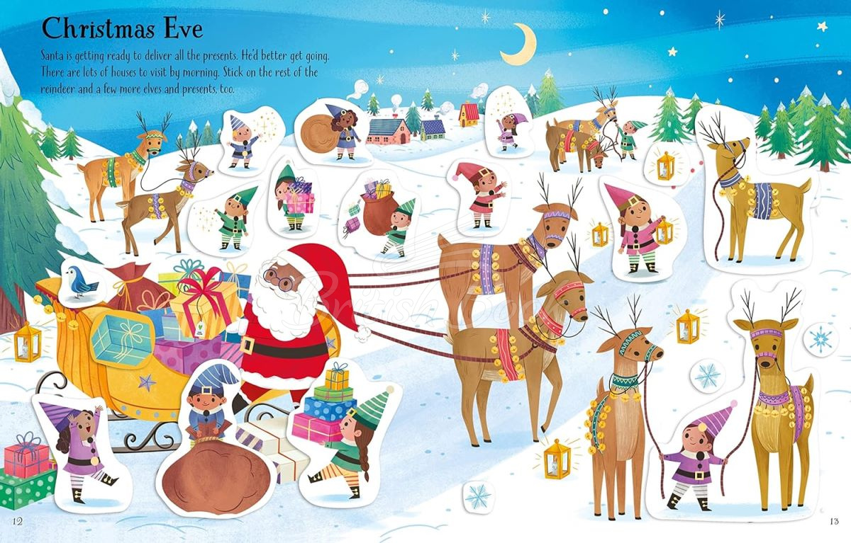 Книга First Sticker Book: Christmas зображення 1