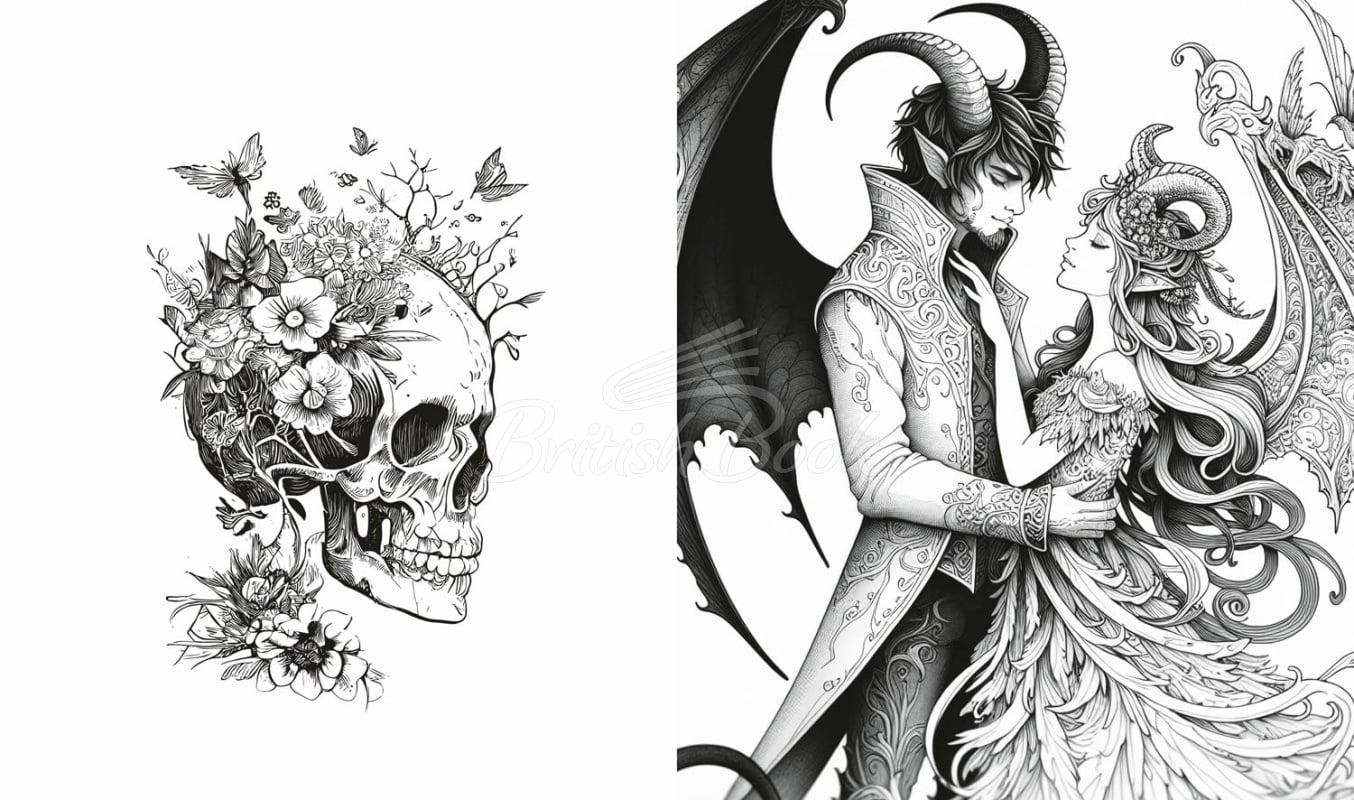 Книга Romantasy Colouring Book изображение 1