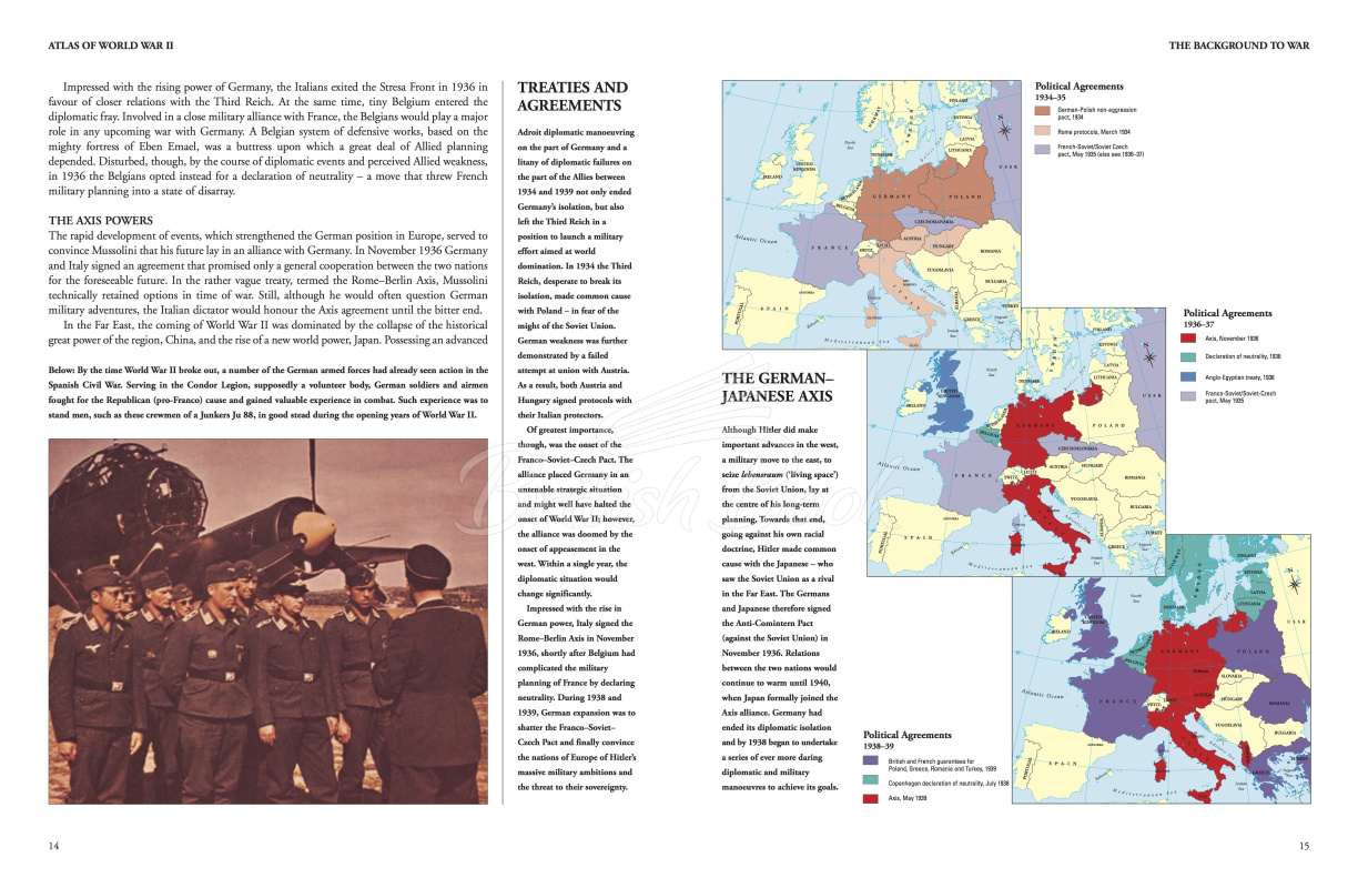 Книга World War II Illustrated Atlas зображення 3