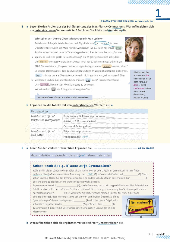 Рабочая тетрадь Mit uns C1 Arbeitsbuch изображение 6
