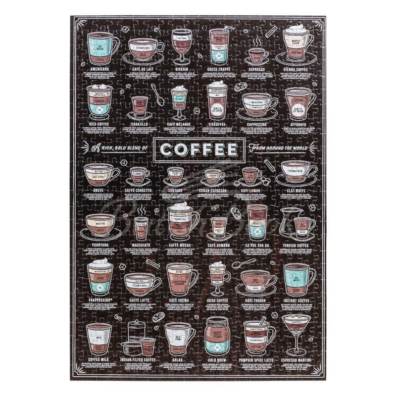 Пазл Coffee Lover's 500 Piece Jigsaw Puzzle зображення 1