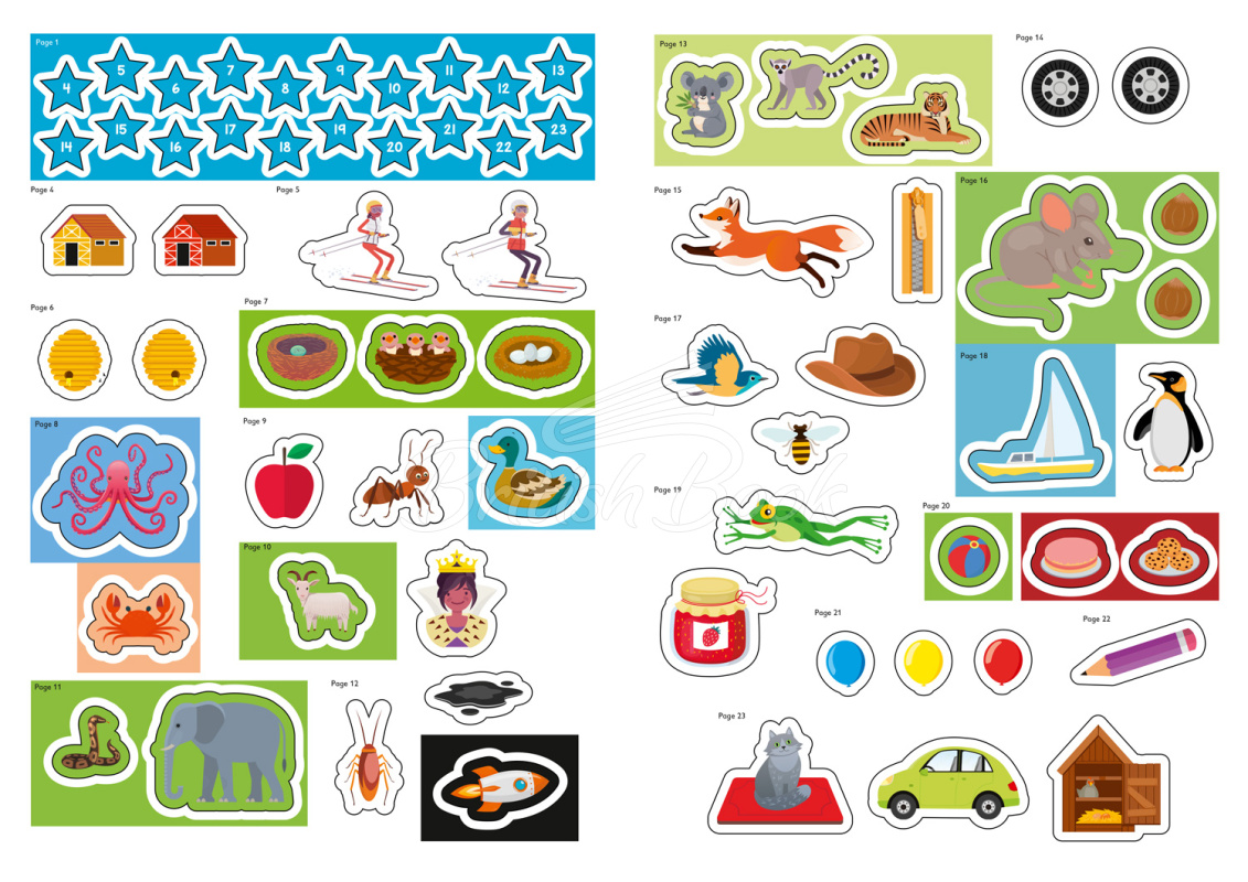 Книга Collins Easy Learning: Ready for School Writing Sticker Book (Ages 4-5) зображення 4
