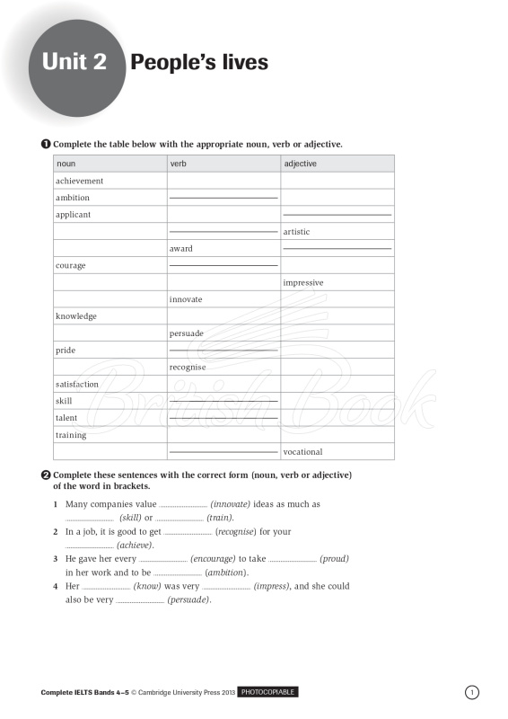 Рабочая тетрадь Complete IELTS Bands 4-5 Workbook with answers изображение 1