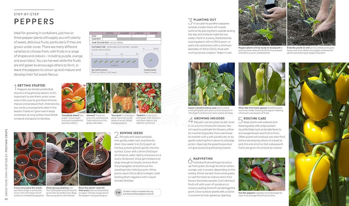 Книга RHS Step-by-Step Veg Patch: A Foolproof Guide to Every Stage of Growing Fruit and Veg изображение 4