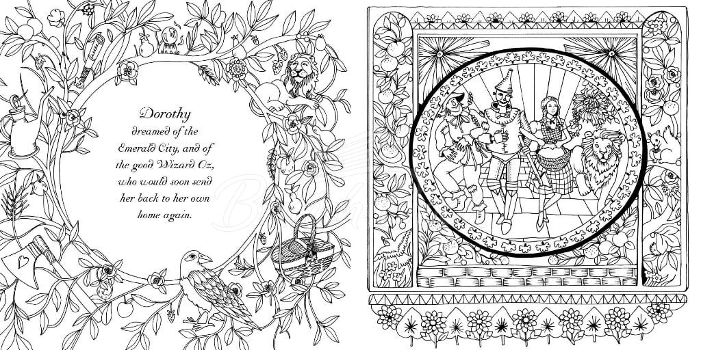 Книга Escape to Oz: A Colouring Book Adventure изображение 2