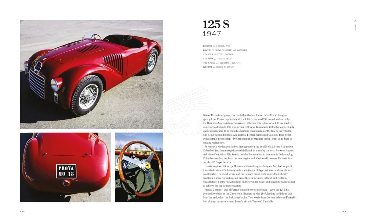 Книга A Dream in Red: Ferrari by Maggi and Maggi изображение 2