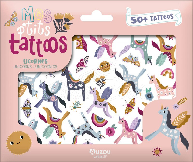 Набір Mes p'tits tattoos: Licornes/Unicorns зображення