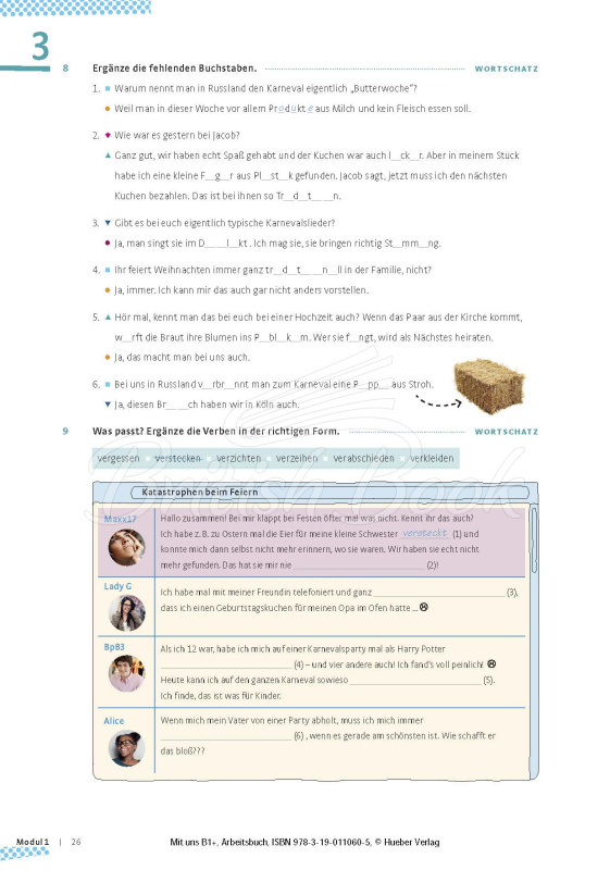 Робочий зошит Mit uns B1+ Arbeitsbuch зображення 23