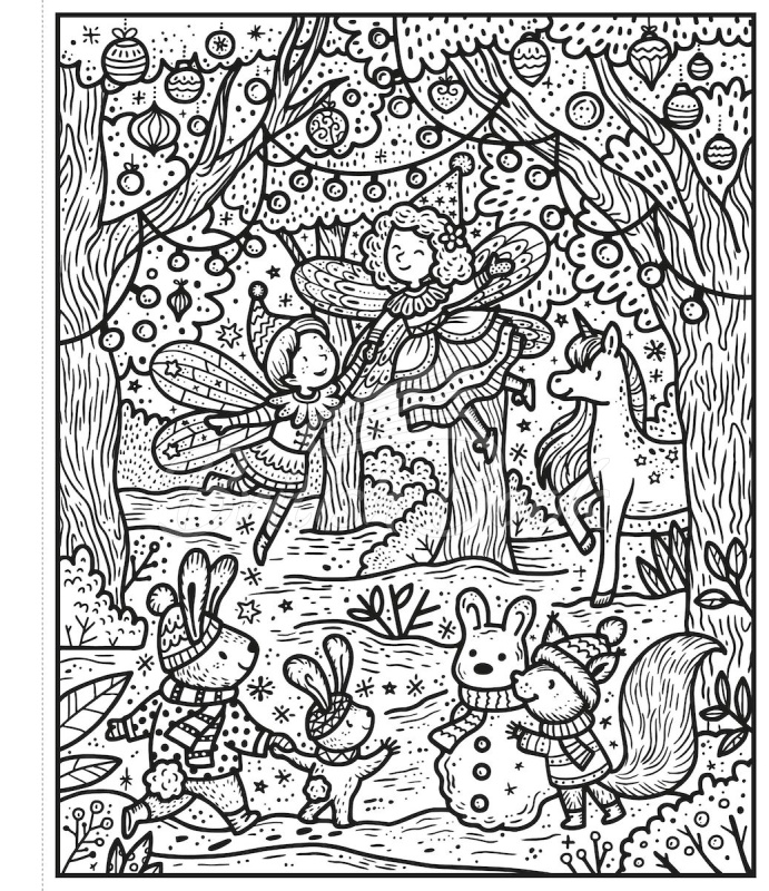 Книга Winter Wonderland Magic Painting Book зображення 4