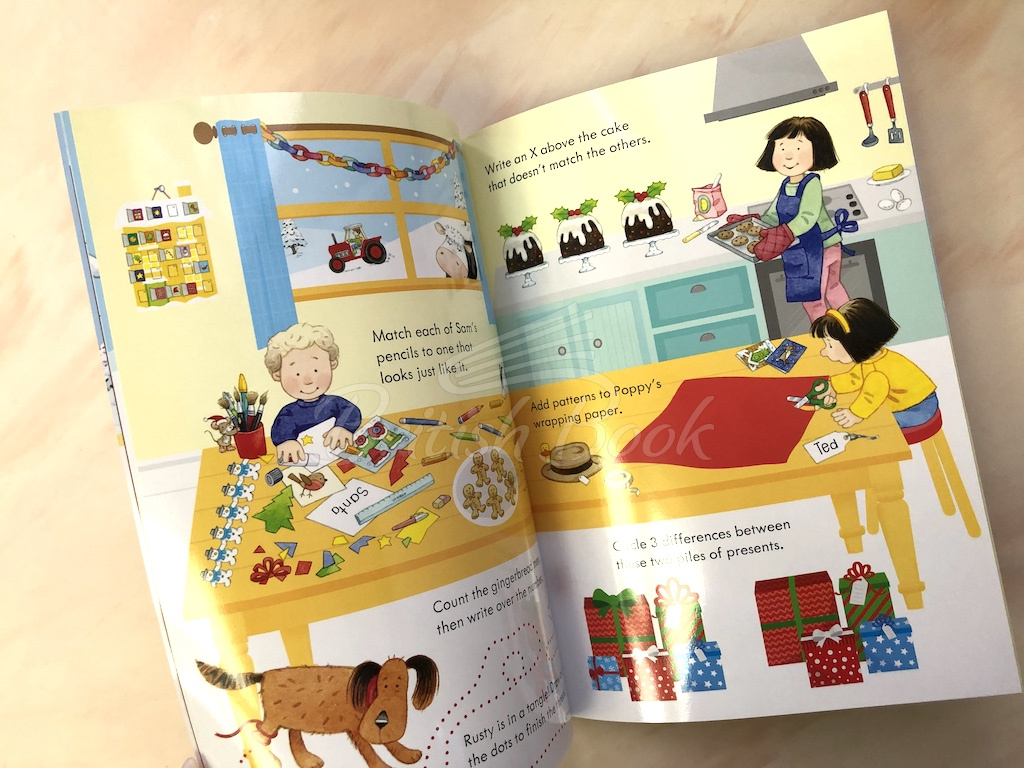 Книга Poppy and Sam's Wipe-Clean Christmas Activities зображення 4