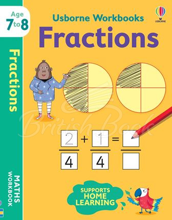 Книга Usborne Workbooks: Fractions 7-8 (Age 7 to 8) зображення