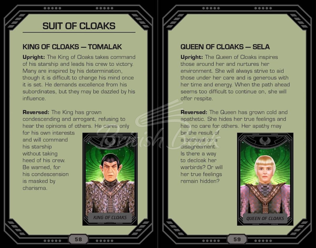 Карты таро Star Trek: The Next Generation Tarot Card Deck and Guidebook изображение 8
