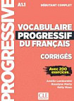 Vocabulaire Progressif du Français Débutant Complet Corrigés