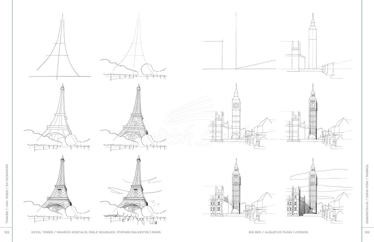 Книга Draw Like an Artist: 100 Buildings and Architectural Forms зображення 5