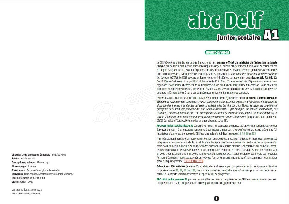 Книга ABC DELF Junior Scolaire A1 (Conforme au nouveau format d'épreuves) зображення 1