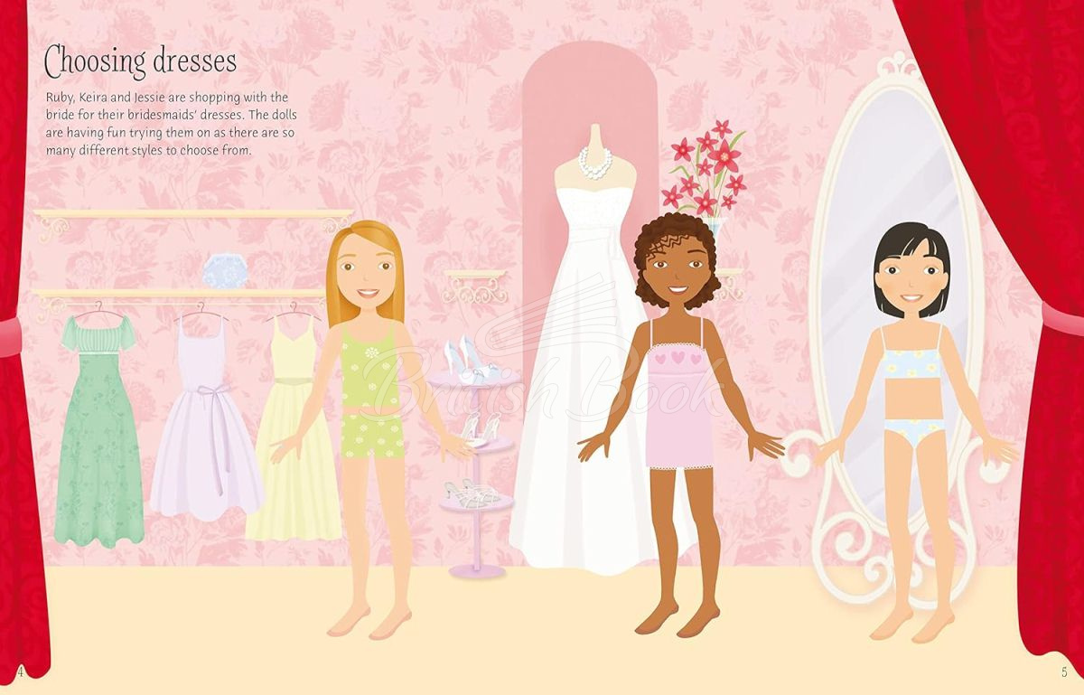 Книга Sticker Dolly Dressing: Bridesmaids зображення 2