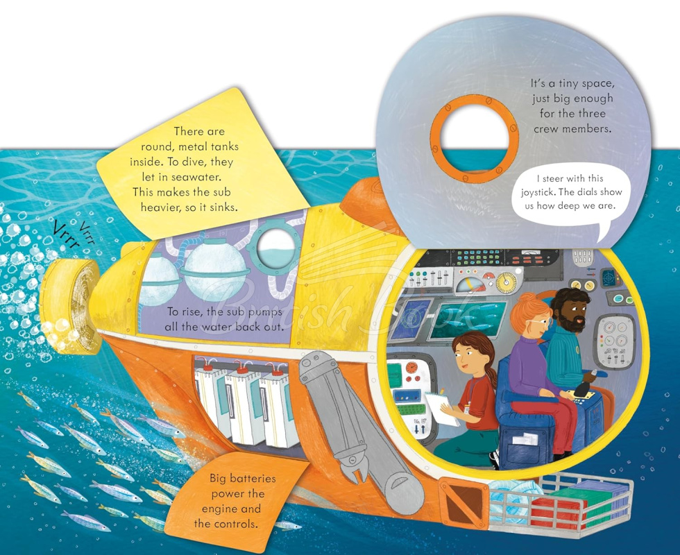 Книга Peep inside How a Submarine Works зображення 1