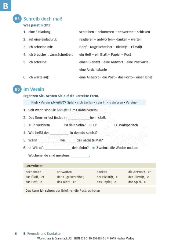 Учебник Wortschatz und Grammatik A2 изображение 7