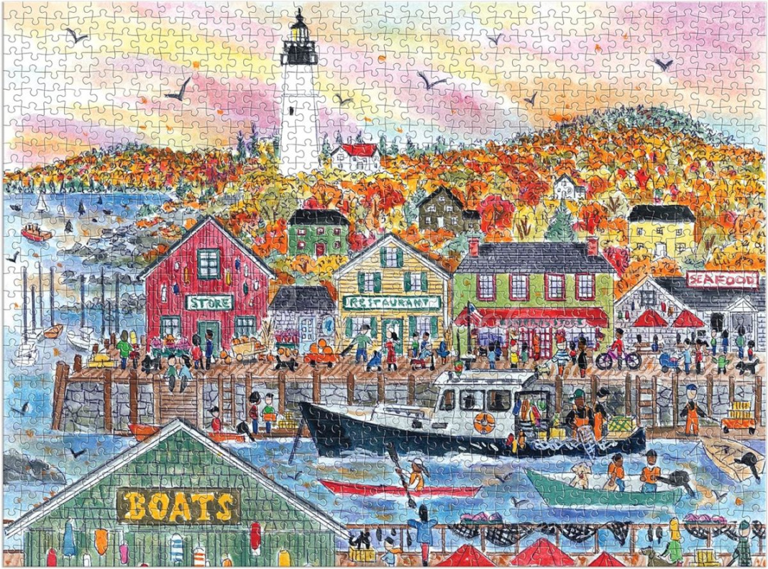 Пазл Michael Storrings Autumn By the Sea 1000 Piece Puzzle изображение 2