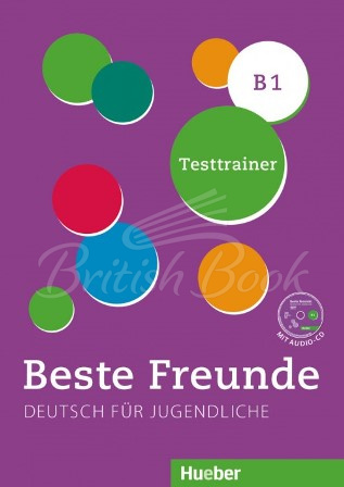 Книга з тестами Beste Freunde B1 Testtrainer mit Audio-CD зображення