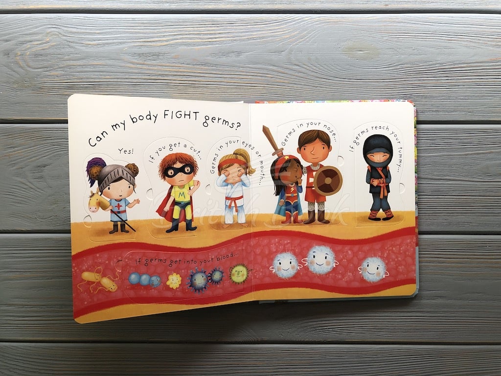 Книга Lift-the-Flap Very First Questions and Answers: What are Germs? изображение 6