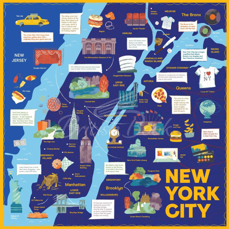 Пазл New York City Map 500-Piece Puzzle изображение 2