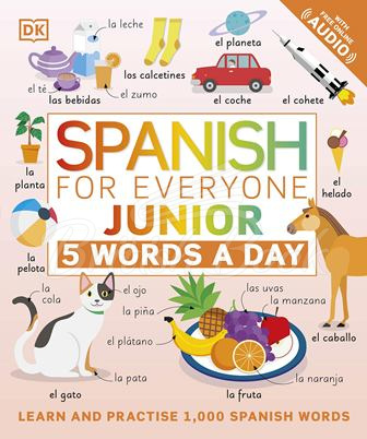 Учебник Spanish for Everyone Junior: 5 Words a Day изображение
