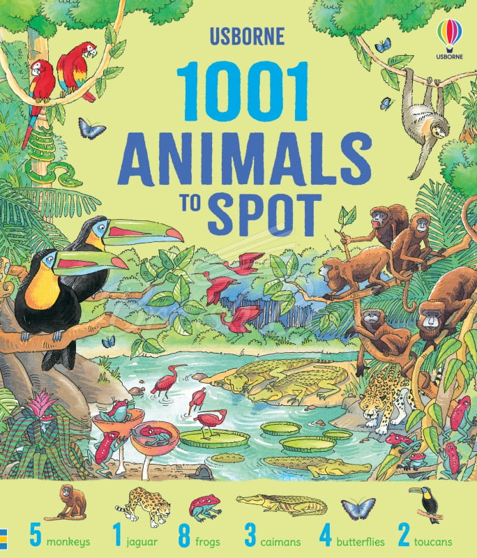 Книга 1001 Animals to Spot изображение