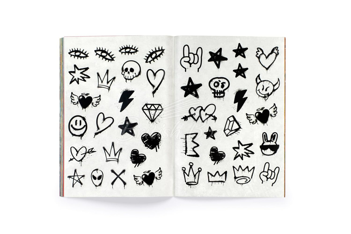 Книга The Graffiti Alphabet Sticker Book изображение 5