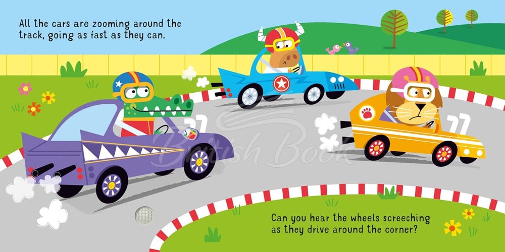 Книга Let's Go in a Racing Car! зображення 3