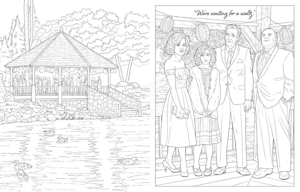Книга Dirty Dancing: The Official Coloring Book изображение 2
